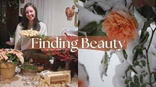 Winter Homemaking | Thrift Haul, Winter Blooms and Scratch Baking!