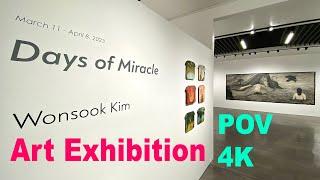 Art Exhibition Walk Around - Wonsook Kim 김원숙 전시회