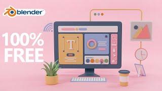 3d illustration tutorial blender - blender web illustration - blender website design