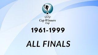 Cup Winners Cup  All Finals (1961-1999)