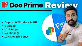 Doo Prime Review In Hindi || Best Forex Broker In India 2024