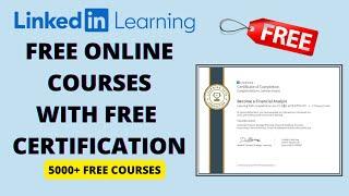 Free LinkedIn Learning Courses With Certificate I LinkedIn Learning