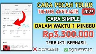 TIPS PECAH TELUR DI TIKTOK AFFILIATE TANPA VIDEO FYP TANPA BANYAK FOLLOWERS ‼️ COCOK UNTUK PEMULA