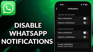 How To Disable WhatsApp Notifications On iPhone