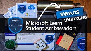 Microsoft Learn Student Ambassador Swags Kit Unboxing | 2021 | Beta MLSA