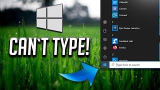 Can't Type In Windows 10 Search Bar Fixed |How to Fix Windows 10 Search Bar Not Working - Windows 11