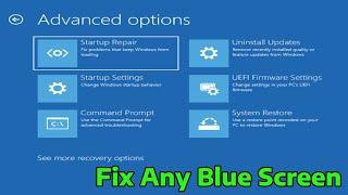 *NEW UPDATED* How To Fix Blue Screen Error in Windows 11/10/8/7