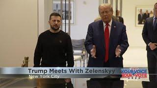 Trump meets with Zelenskyy