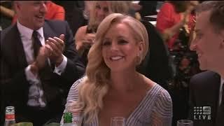 Channel Nine   2015 Logies   Carrie Bickmore Speech