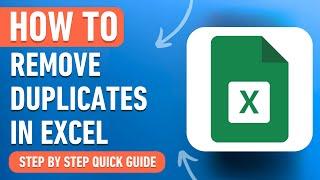 How to Remove Duplicates in Excel (Easy Tutorial)