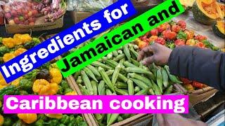 Jamaican Cooking Ingredients Jamaican Market In Jamaica