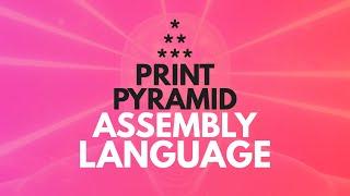 printing pyramid on the console using MASM ASSEMBLY & Irvine32