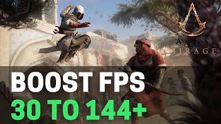 BEST PC Settings for Assassin's Creed Mirage! (Maximize FPS & Visibility)