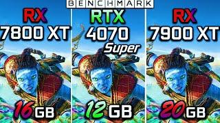 RX 7800 XT vs RTX 4070 Super vs RX 7900 XT // 1440p // Gaming Test in 10 Games // Benchmark