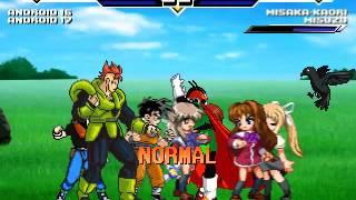 Dragon Ball Z vs Eternal Fighter Zero MUGEN BATTLE