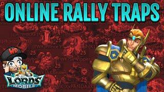 Attacking ONLINE Rally Traps In Lords Mobile