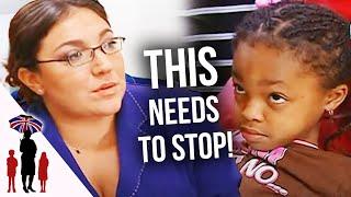 Supernanny does NOT approve of this mom spanking her kids! | Supernanny USA