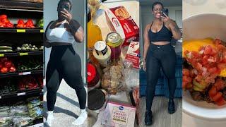 6 MONTH FITNESS/HEALTH RESET | a new weightloss journey + weekly grocery haul + full day of eating