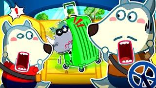 Stranger Danger in My Suitcase?! Wolfoo Learns Safety Tips for Kids  Wolfoo Kids Cartoon