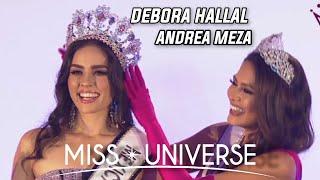 Coronación de Débora Hallal por Andrea Meza rumbo a Miss Universo