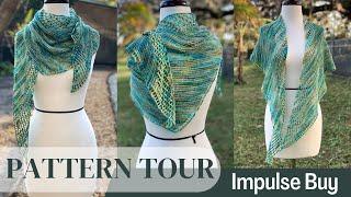 Easy and Flexible New Shawl Knitting Pattern for Almost Any Yarn