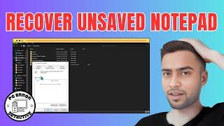 How to Recover Unsaved Notepad |  Quick Solutions to Retrieve Your Data