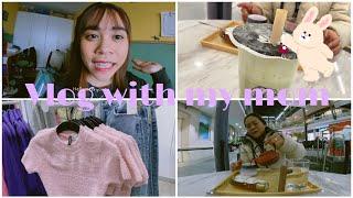 Eng)Vlog ไปเที่ยวกับแม่2คน กินข้าว, shopping️