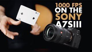 SONY A7SIII Extreme SLOW MOTION in 1,000 FPS