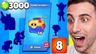 Shoppo 3.000 GEMME per APRIRE TUTTE le MEGA BOX nello Shop! *Trovo TUTTE le Skin!* Brawl Stars ITA!