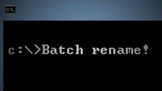 Batch rename multiple files inside Windows