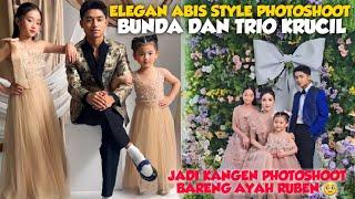 KEREN ABIS STYLE BUNDA SARWENDAH DAN TRIO KRUCIL SAAT PHOTOSHOOT UNTUK KELUARGA