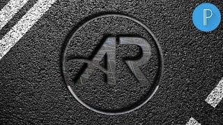 A R Logo Design On Pixellab Android | Professional Logo