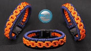 Learn How to Make a Thin Beautiful Elegant Paracord Bracelet Chain Links Knot Tutorial