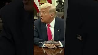 President Trump talks about the remaining hostages in Gaza