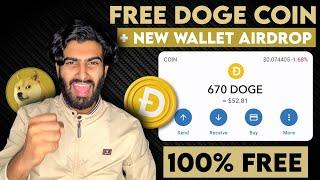 Doge Coin Free Instant Claim Airdrop | Free Doge Coin For All | Live Withdrawal Proof Shown #doge