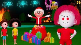 TINU KI SHAITANI (PART 96) | Desi Comedy Video | Merry Christmas | Gulli Bulli | Santa Claus Cartoon