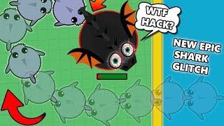 INSANE NEW MOPE.IO SHARK GLITCH! BE SUPERSONIC ON LAND & ARCTIC! EAGLE LAVA TROLL (Mope.io)