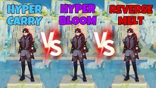 Hyper Carry vs Hyper Bloom vs Reverse Melt Teams! Which One Is The Best Team for Wriothesley???