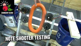 Note Shooter Testing | Ri3D Cranberry Alarm | CRESCENDO 2024