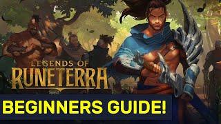 BEST BEGINNERS GUIDE! Game Mechanics & Battles Explained! | Legends Of Runeterra