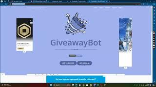 how to set up giveaways on discord easiest way