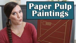 Maker Crate Unboxing January 2021 - Paper Pulp Paintings