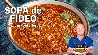 Mexican Noodle Soup (Sopa de Fideo) - with Chorizo!