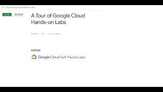 A Tour of Google Cloud Hands-on Labs | Qwiklabs | GSP282