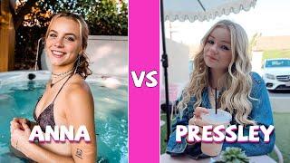 Anna Shumate Vs Pressley Hosbach TikTok Dance Compilation