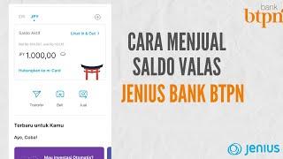 CARA MENJUAL SALDO VALAS JENIUS BTPN