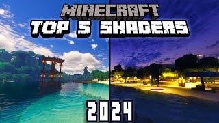 TOP 5 SHADERS IN MINECRAFT *2024*