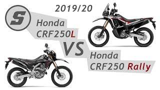 2019/20 Honda CRF250L vs Honda CRF250 Rally - Test Ride Impressions and Comparison of Differences