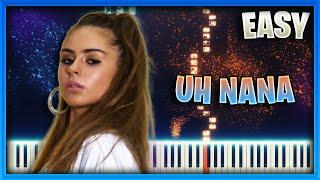 Daniela Blasco - UH NANA | EASY Piano Tutorial by OCTOBER