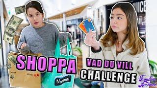 SHOPPA VAD DU VILL CHALLENGE - ELIZE ft BELLA's GAMLA CHALLENGE